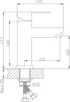 Смеситель для раковины Haiba HB801 HB10801