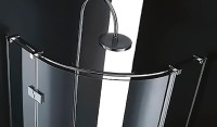 Душевой уголок Cezares Bergamo R1 100 Arco C Cr L IV