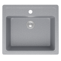 Мойка кухонная Domaci Болонья М-09-005 серая Мойка кухонная Domaci Болонья М-09-005 серая