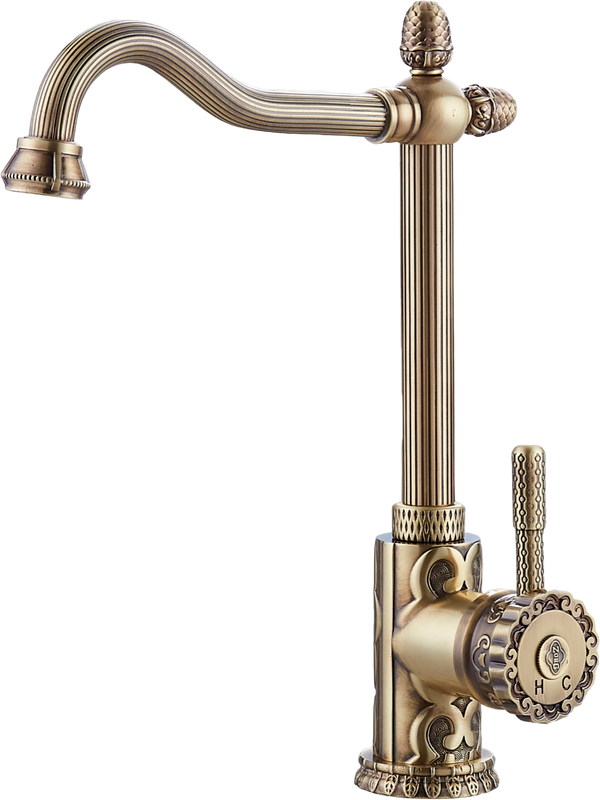 Смеситель для кухни Zorg Antic A 124K-BR бронза