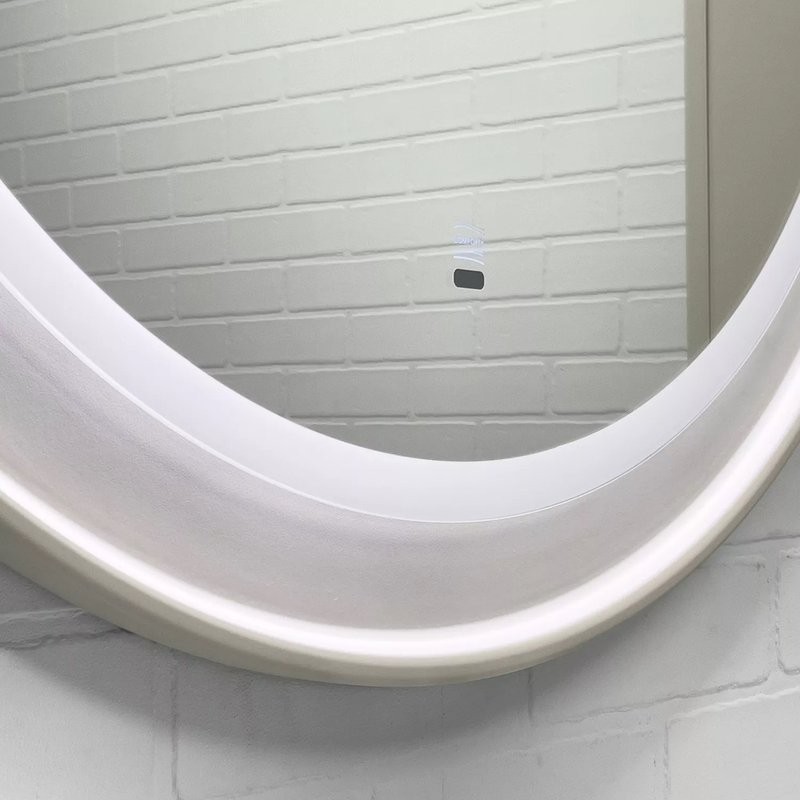 Зеркало круглое Comforty Ереван 80 сенсорное, с подсветкой, с антизапотеванием