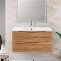 Тумба с раковиной BelBagno Acqua 100 подвесная, rovere rustico
