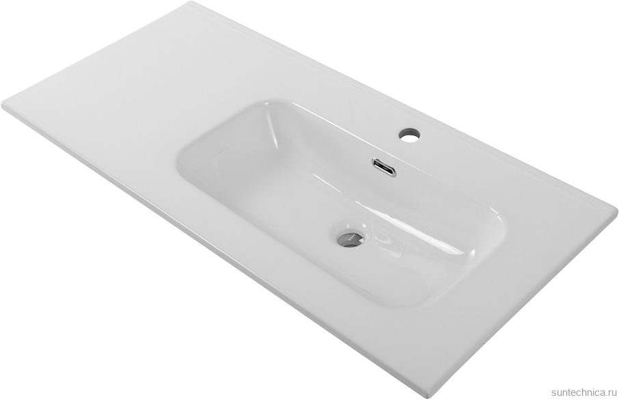 Тумба с раковиной BelBagno Kraft R, 100 2 ящика, дверца, cemento grigio