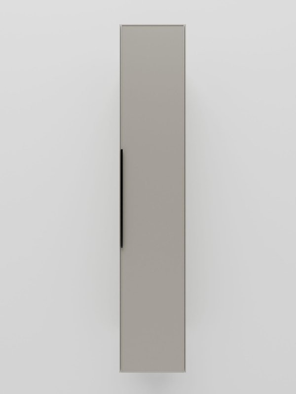 Пенал для ванной подвесной La Fenice SIMPLA Bianco бежевый 30 см