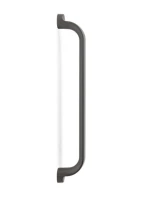 Тумба с раковиной BelBagno Due 80 ручки матовый темный никель, bianco lucido