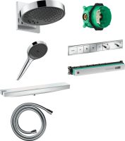 Душевой комплект Hansgrohe Rainfinity 250 (3 jet) 26232000 + 26864000 + 28272000 + 26843000 + 15382000