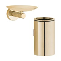 Набор Стакан Boheme Uno 10974-G + Мыльница 10973-G Набор Стакан Boheme Uno 10974-G + Мыльница 10973-G