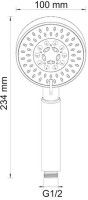 Душевой комплект Wasserkraft A16028 Thermo