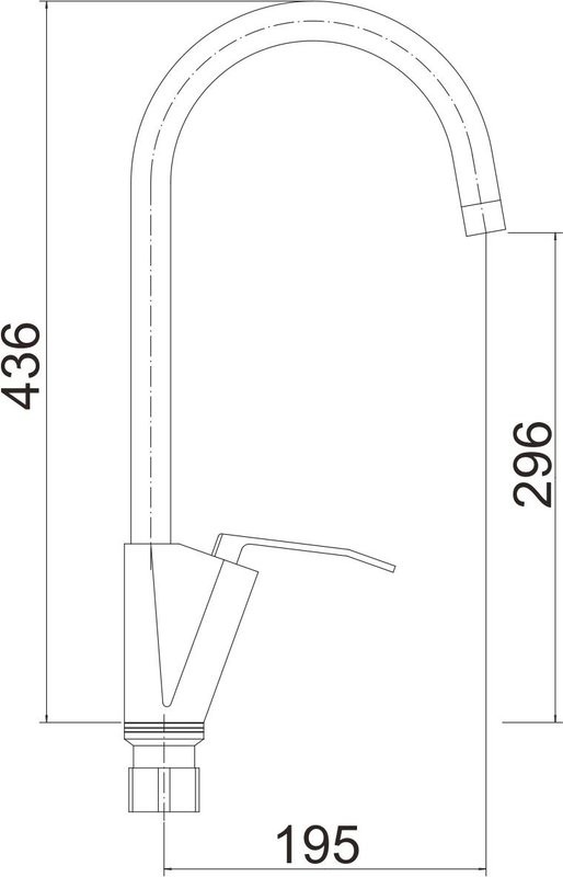 Смеситель для кухни Fashun A4158