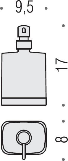 Набор Стакан Colombo Design Time W4202.000 + Дозатор W4280.000