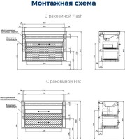 Тумба под раковину без столешницы Aquanet Бостон new 100 белый сатин, ручки золото