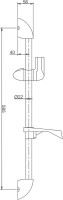 Душевая штанга Haiba HB8001