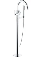 Напольный смеситель для ванны с душем Kludi Nova Fonte Puristic 205900515 хром Напольный смеситель для ванны с душем Kludi Nova Fonte Puristic 205900515 хром