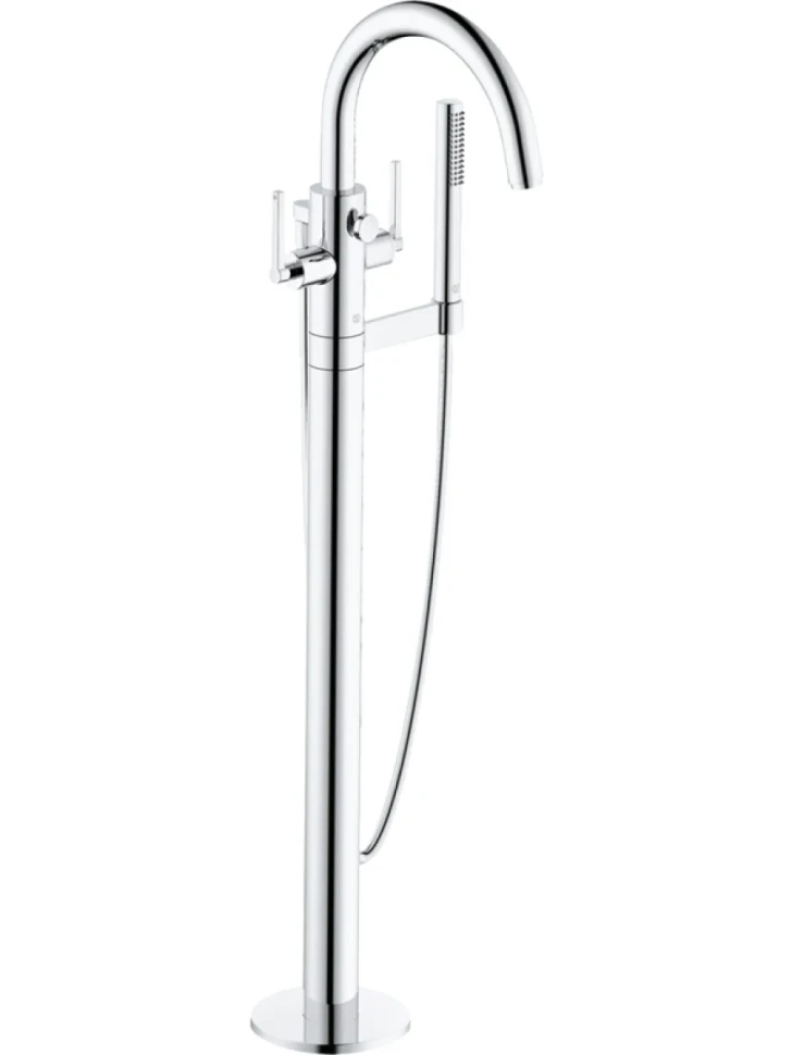 Напольный смеситель для ванны с душем Kludi Nova Fonte Puristic 205900515 хром