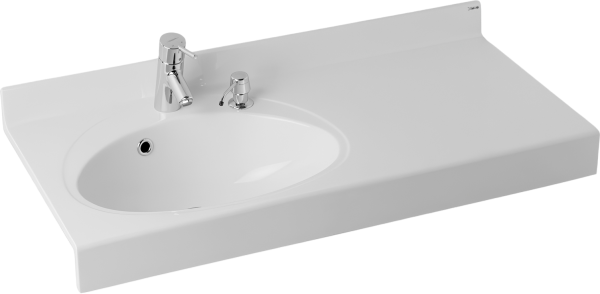 Мебельная раковина AQUATON Отель 100 L с навесами и диспенсером