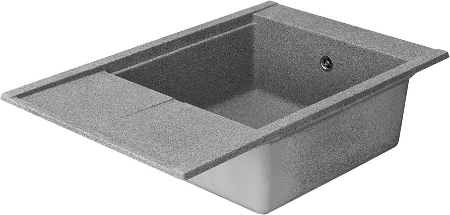Комплект Мойка AQUATON Делия 78 серая + Измельчитель Zorg Inox D