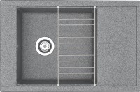 Комплект Мойка AQUATON Делия 78 серая + Измельчитель Zorg Inox D