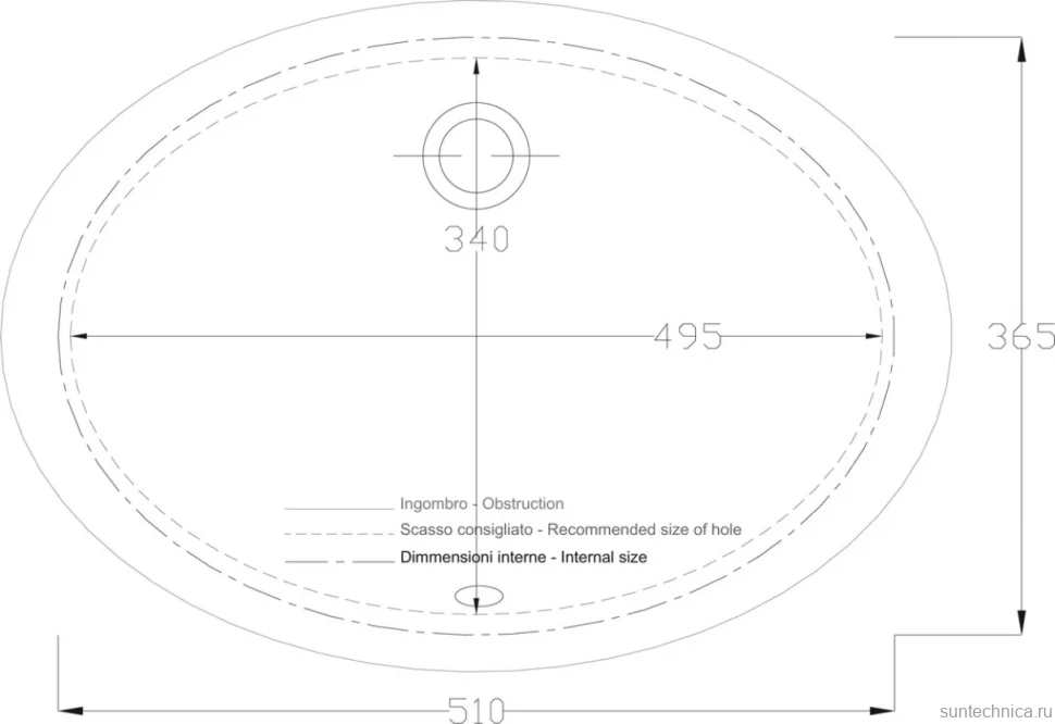 Раковина ArtCeram Diana DIL001