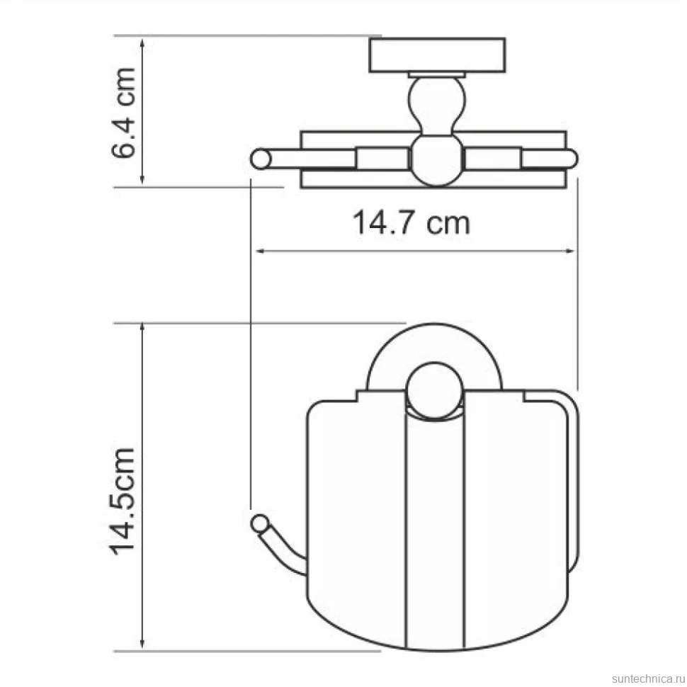 Набор Держатель Wasserkraft Diemel K-2225 + Ершик K-2227