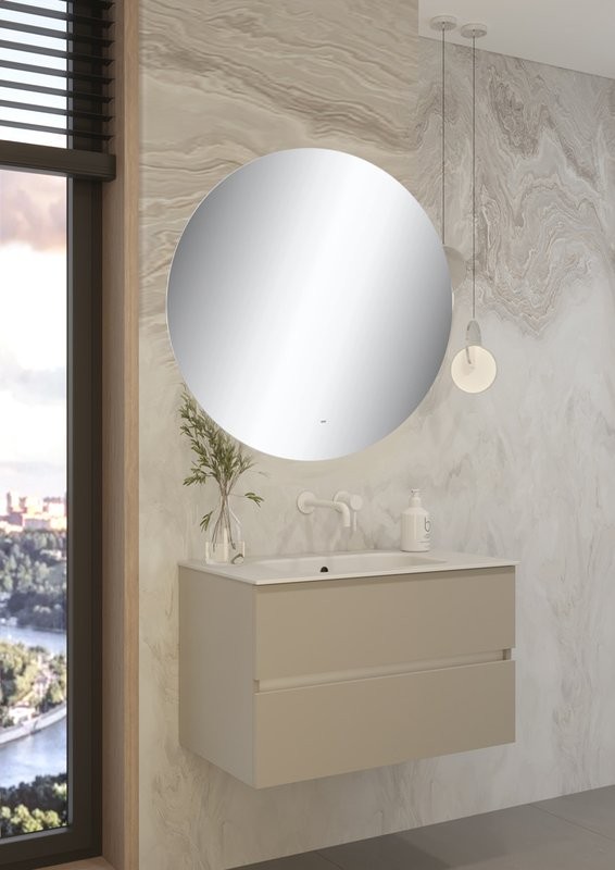 Мебель для ванной комнаты Armadi Art Vallessi 80 матовый кашемир