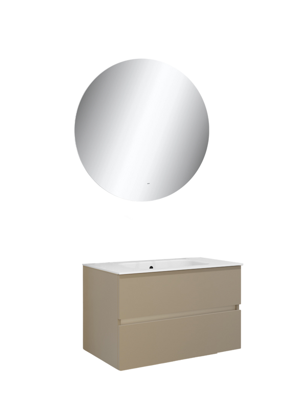 Мебель для ванной комнаты Armadi Art Vallessi 80 матовый кашемир