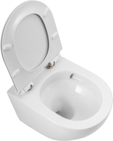 Комплект Унитаз подвесной BelBagno Sfera-r BB046CH-TOR безободковый + Крышка Piano BB2111SC с микролифтом + Инсталляция Geberit Duofix Delta 458.163.21.1 с кнопкой смыва, хром + Звукоизоляция