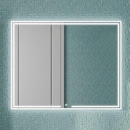 Зеркало KERAMA MARAZZI Mio 100 белое, с подсветкой