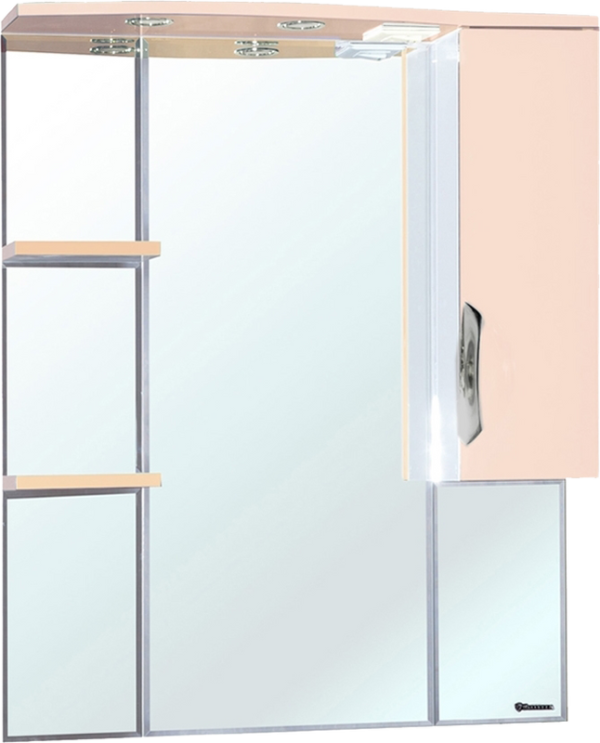 Зеркало Bellezza Лагуна R 85 бежевое