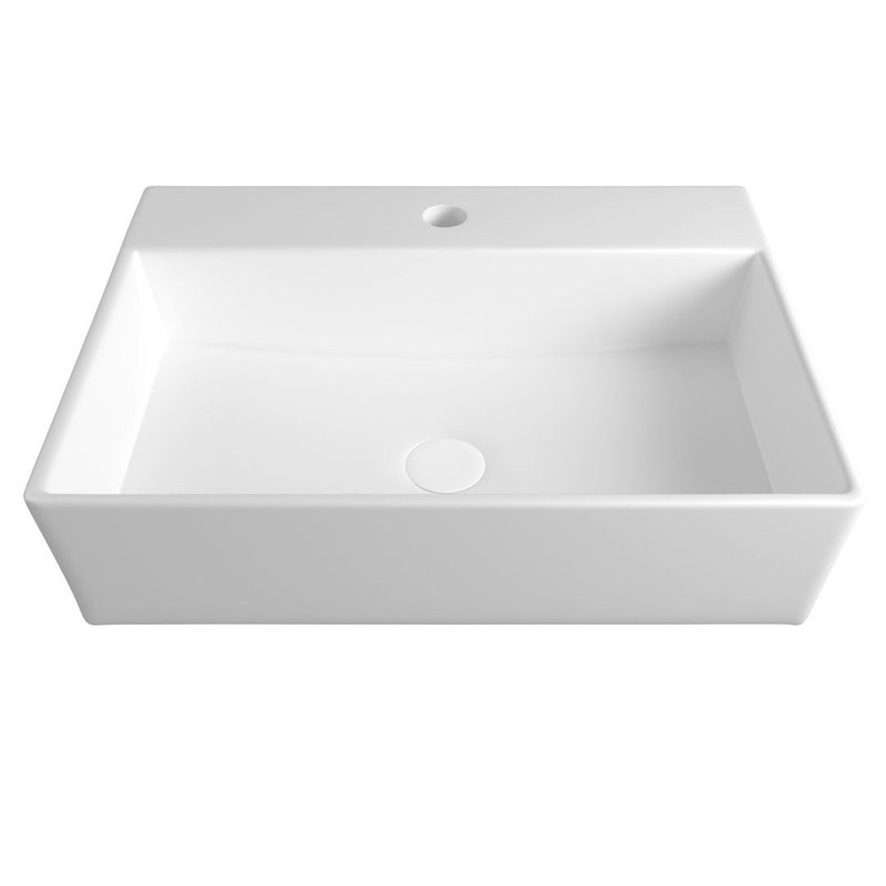 Тумба с раковиной Teymi Ritta 75 дуб эврика, матовая белая, раковина Aina 56