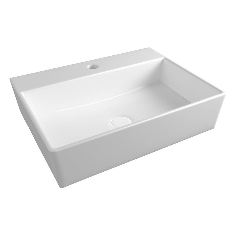 Тумба с раковиной Teymi Ritta 75 дуб эврика, матовая белая, раковина Aina 56