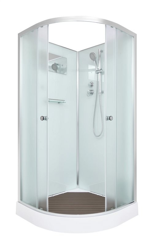 Душевая кабина DTO D D08 профиль хром, стекло матовое