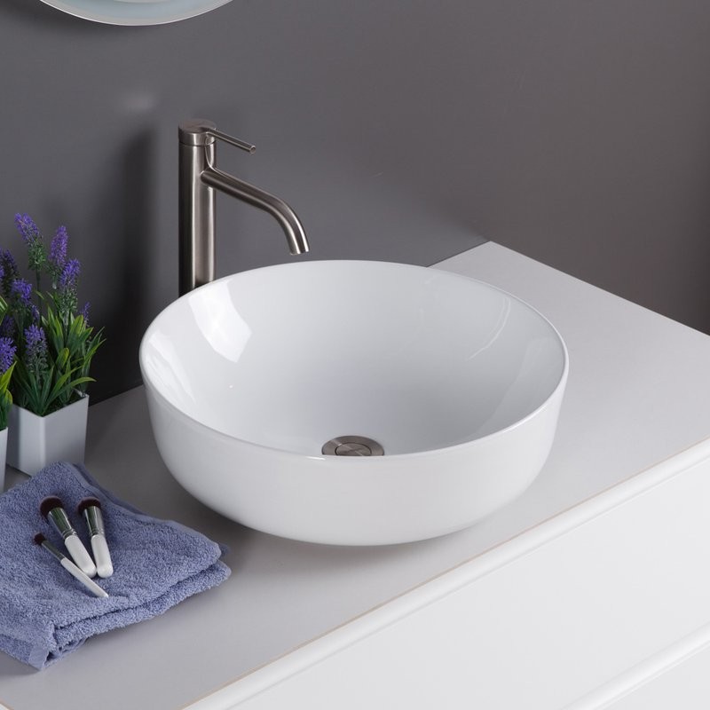 Накладная раковина BelBagno BB1315 белая