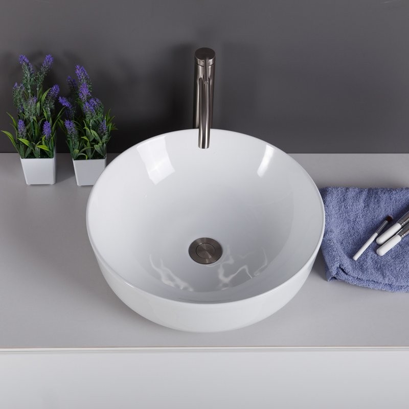 Накладная раковина BelBagno BB1315 белая