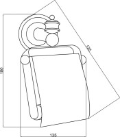 Набор Держатель Boheme Palazzo 10151 + Ершик 10164 Набор Держатель Boheme Palazzo 10151 + Ершик 10164