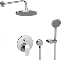 Душевой комплект Ideal Standard Ceraflex хром, С ВНУТРЕННЕЙ ЧАСТЬЮ