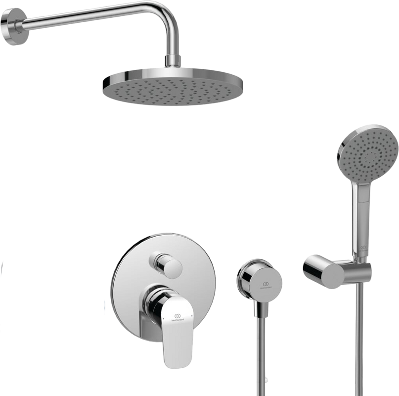 Душевой комплект Ideal Standard Ceraflex хром, С ВНУТРЕННЕЙ ЧАСТЬЮ