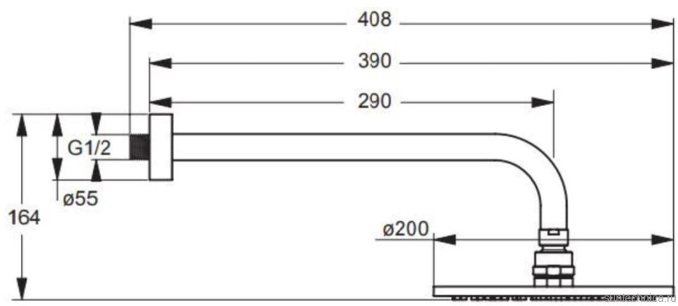 Душевой комплект Ideal Standard Ceraflex хром, С ВНУТРЕННЕЙ ЧАСТЬЮ