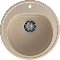 Комплект Мойка GranFest Rondo R-510 кашемир + Смеситель MEGA Ege MG-PL10 хром