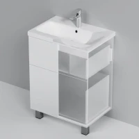 Мебель для ванной комнаты AM.PM Gem 60 белый глянец, с 2 ящиками