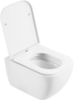 Комплект Унитаз подвесной BelBagno Alpina BB10100CHR безободковый + Крышка BB309SC с микролифтом + Инсталляция Geberit Duofix Delta 458.163.21.1 с кнопкой смыва, хром + Звукоизоляция