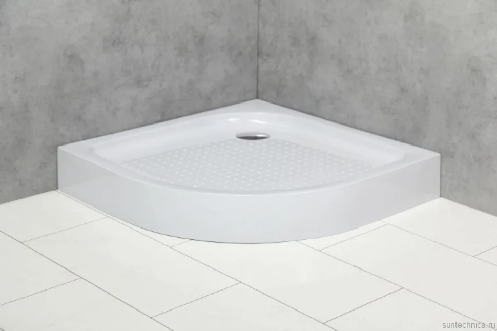Поддон для душа BelBagno Tray 95х95 R550 с сифоном