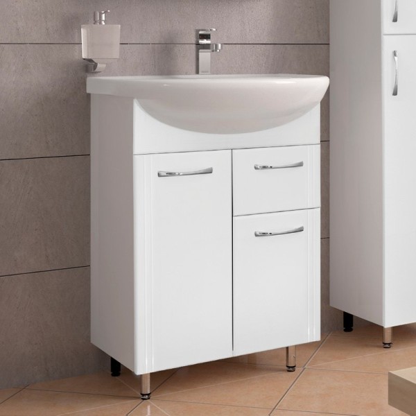 Тумба под раковину Style Line Эко Стандарт №11 61 белая