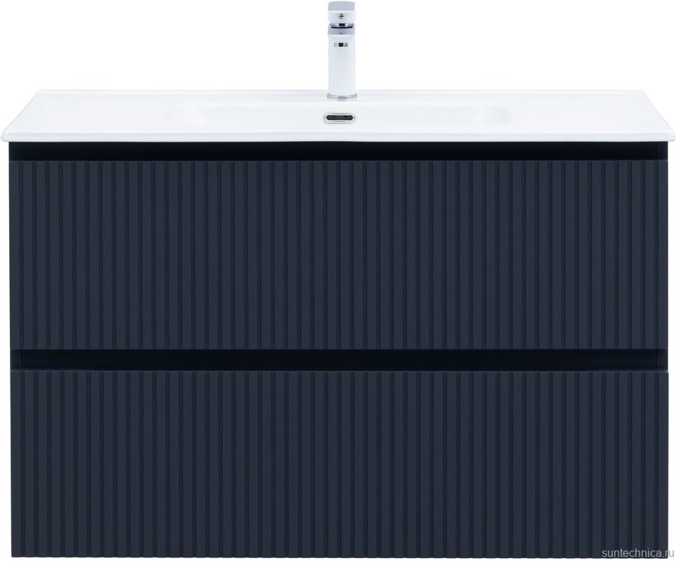 Тумба под раковину без столешницы Aquanet Джейн (Flat) 100 подвесная, маренго