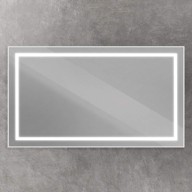 Зеркало BelBagno Kraft 140x80 с подсветкой, сатин