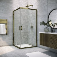 Душевой уголок Vegas Glass ZA Tur Novo h1900 120 05 01 профиль бронза, стекло прозрачное