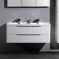 Тумба под раковину BelBagno Ancona-N 120  bianco lucido подвесная