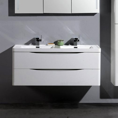 Тумба под раковину BelBagno Ancona-N 120  bianco lucido подвесная