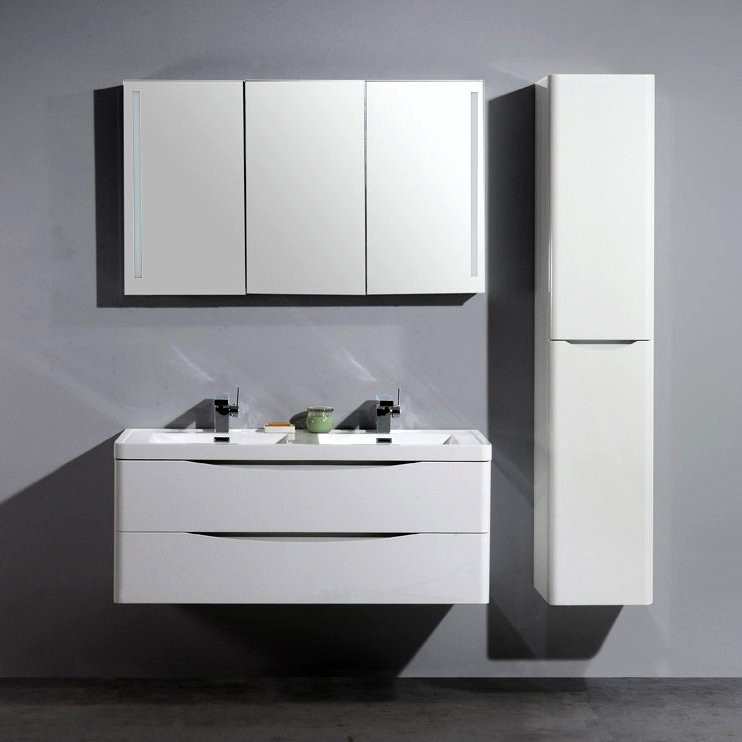Тумба под раковину BelBagno Ancona-N 120  bianco lucido подвесная