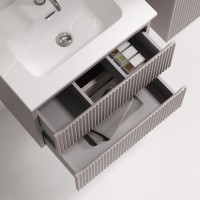 Тумба с раковиной Sancos Snob R 60 Doha Soft, раковина CN7025