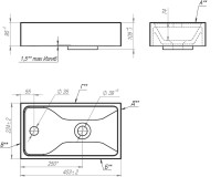 Раковина маленькая в туалет Art&Max Family Mini 40